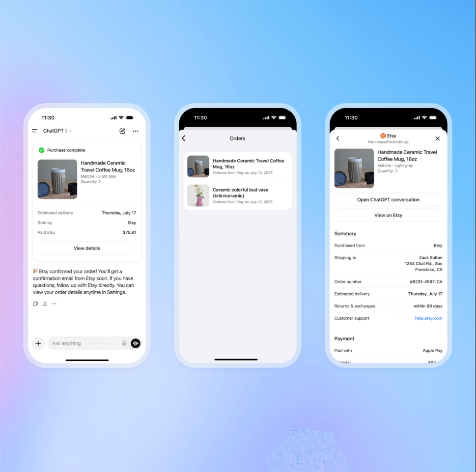 chatgpt shopping checkout